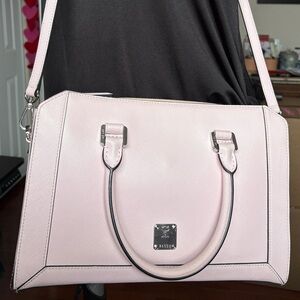 MCM Saffiano Baby Pink Nuovo Satchel/Tote